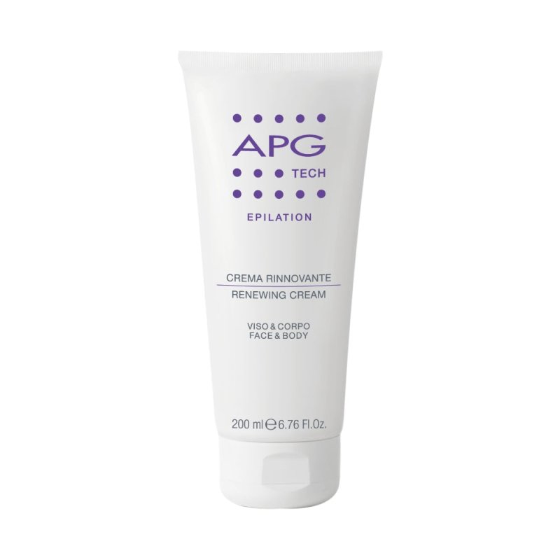 APG Tech crema rinnovante viso corpo preparazione depilazione