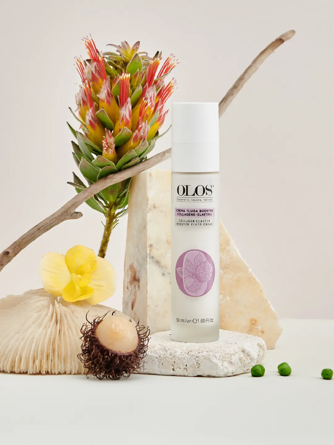 Olos Crema fluida booster collagene-elastina