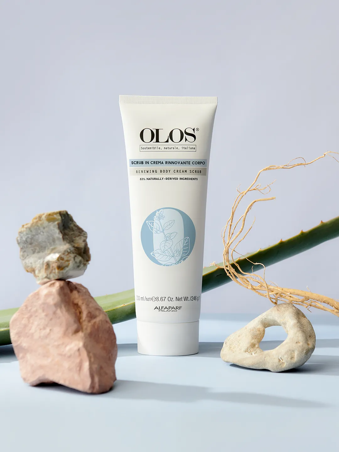 Olos Scrub in crema rinnovante corpo