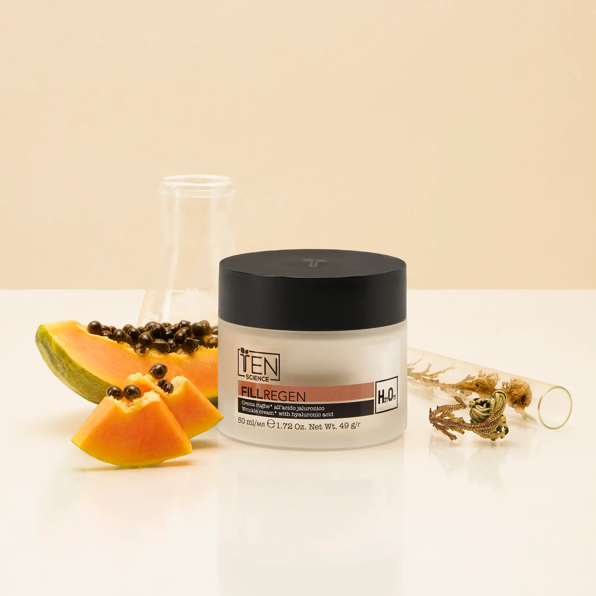 Crema antirughe con acido ialuronico